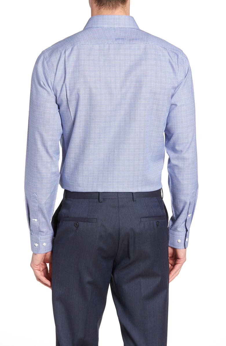 NORDSTROM MEN'S SHOP Smartcare<sup>™</sup> Trim Fit Herringbone Dress Shirt, Alternate, color, 