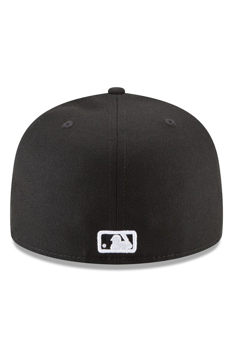 New Era Men's New Era Black Los Angeles Dodgers 59FIFTY Fitted Hat, Alternate, color, Black