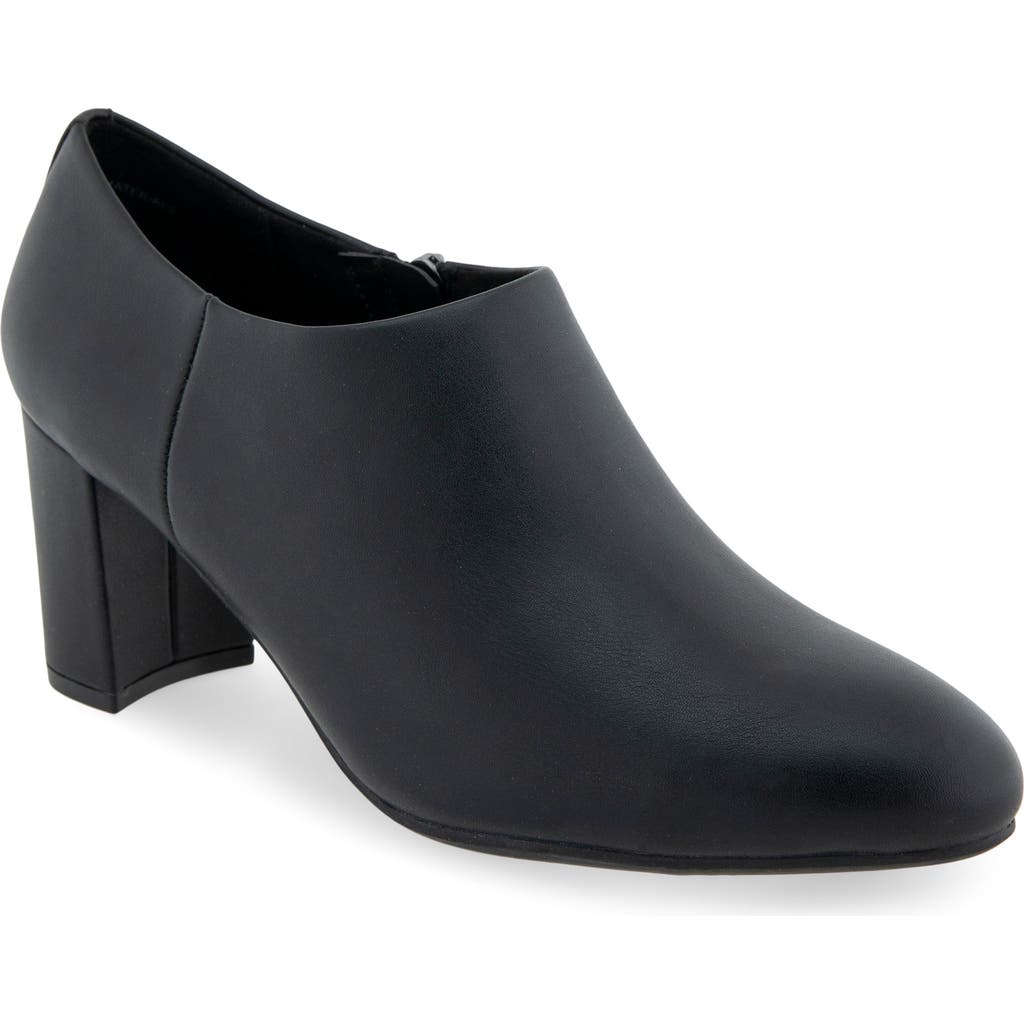 Aerosoles Bree Block Heel Bootie In Black