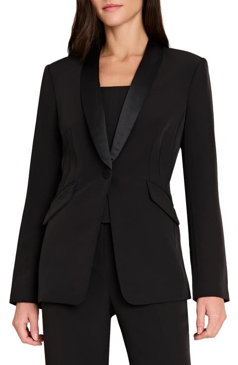 Crepe Tuxedo Jacket