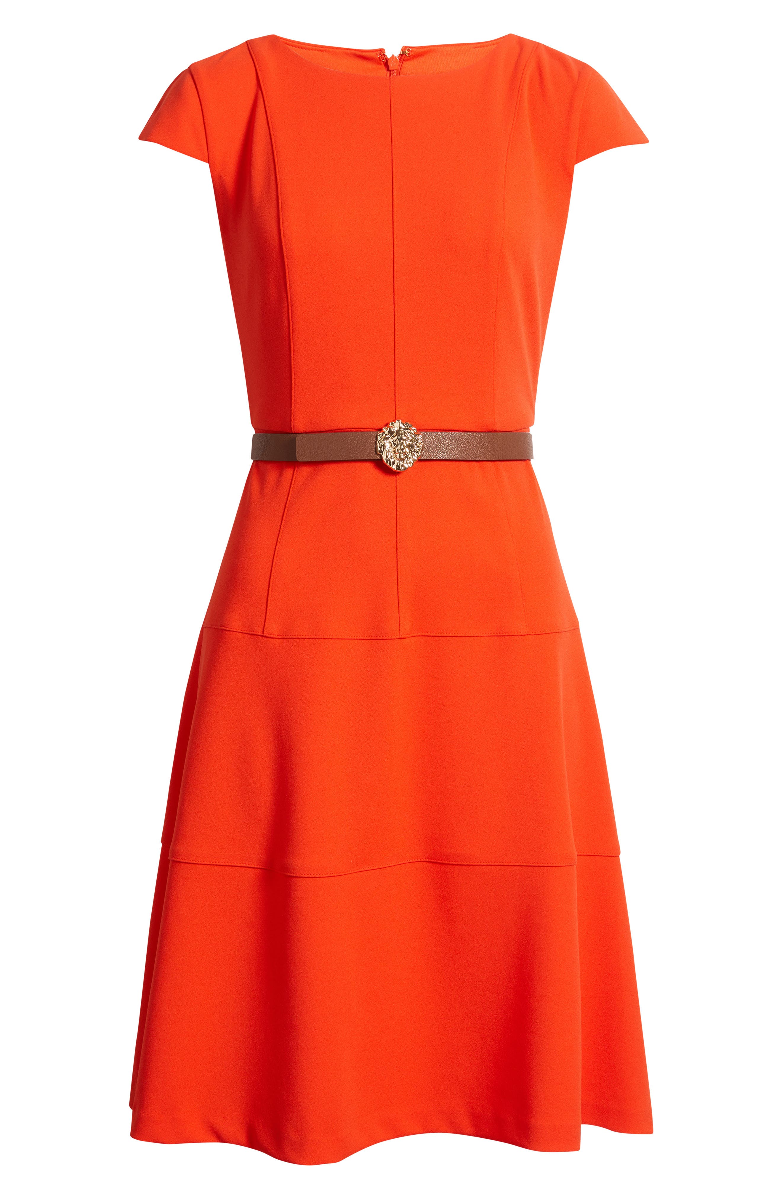 Heritage Belted Scuba Crepe Dress - image 3