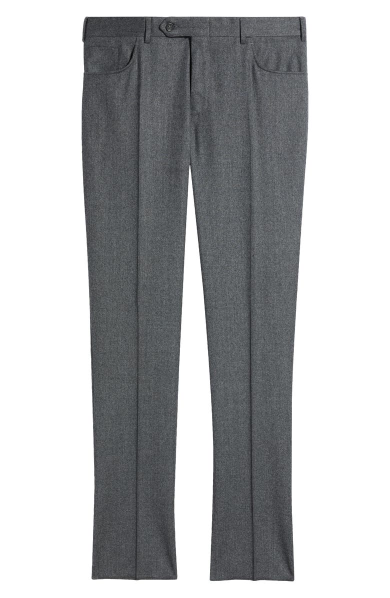 Canali Impeccable Regular Fit Wool Pants, Alternate, color,