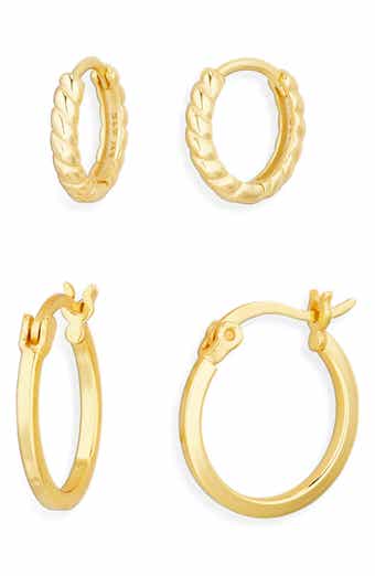 ARGENTO VIVO Set of 2 Assorted Hoop Earrings