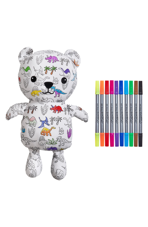 Artie Colour-In Dinosaur Bear