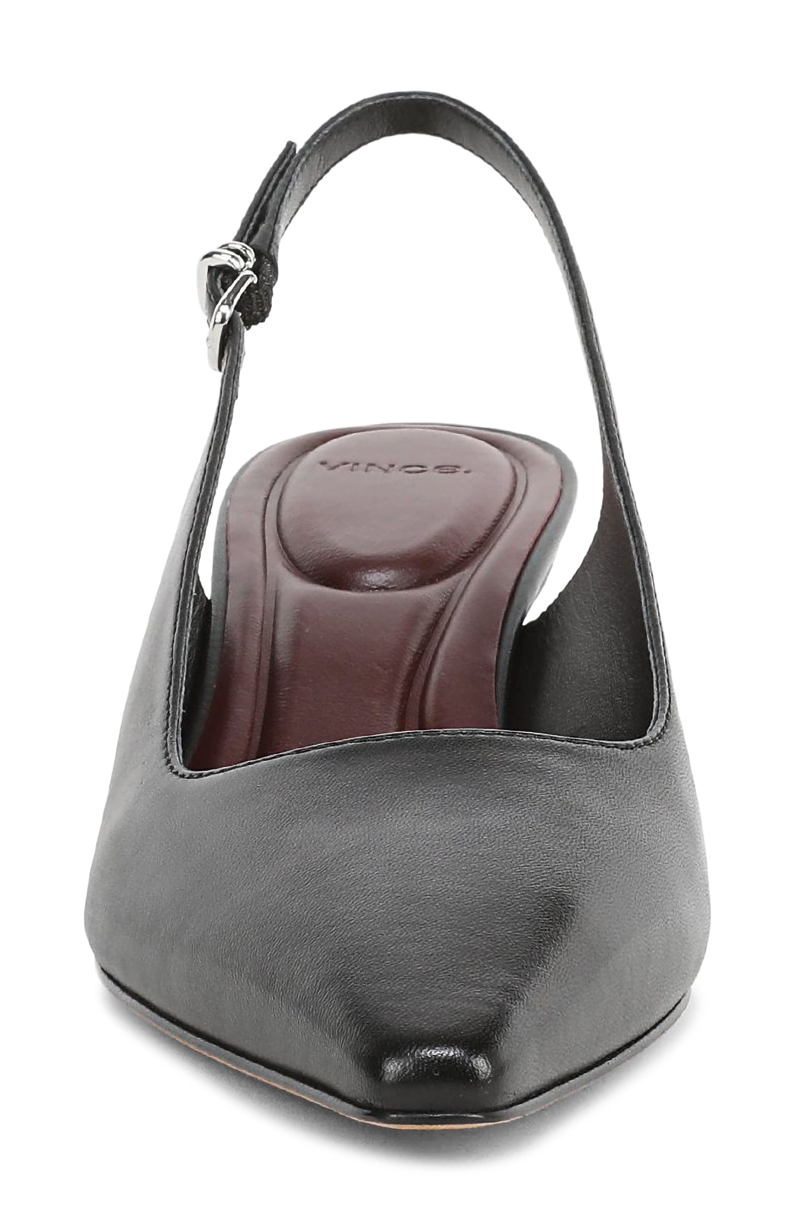 Vince Sabra Slingback Kitten Heel Pump, Alternate, color, Black