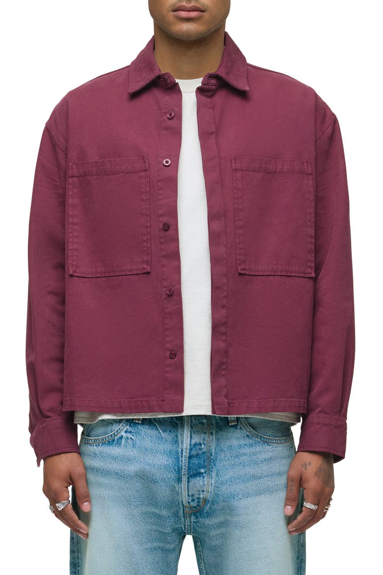 Relaxed Long Sleeve Button-Up Shirt, Main, color, PORT ROYALE