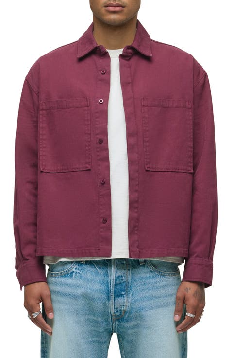 Relaxed Long Sleeve Button-Up Shirt