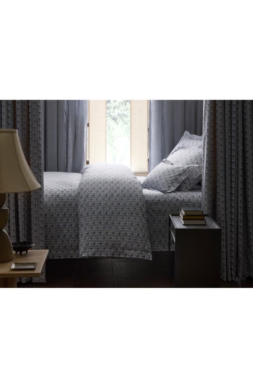Matouk Cabanon Stripe 500 Thread Count Cotton Percale Fitted Sheet