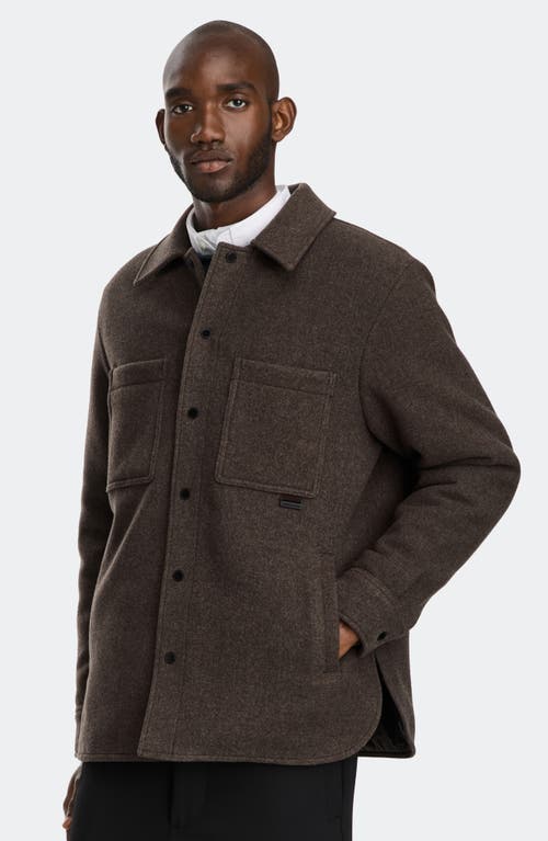 Canada Goose Atikinson Wool Blend Shirt Jacket In Gray