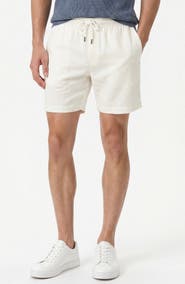 Onia Stretch Linen Blend Pull-On Shorts