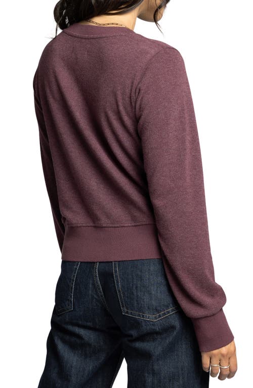 Thread & Supply Monica Cardigan In Purple