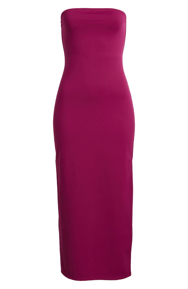 Open Edit Strapless Dress, Alternate, color, Purple Magenta