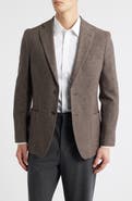 Vince Icon Relaxed Fit Knit Wool & Cotton Blend Sport Coat