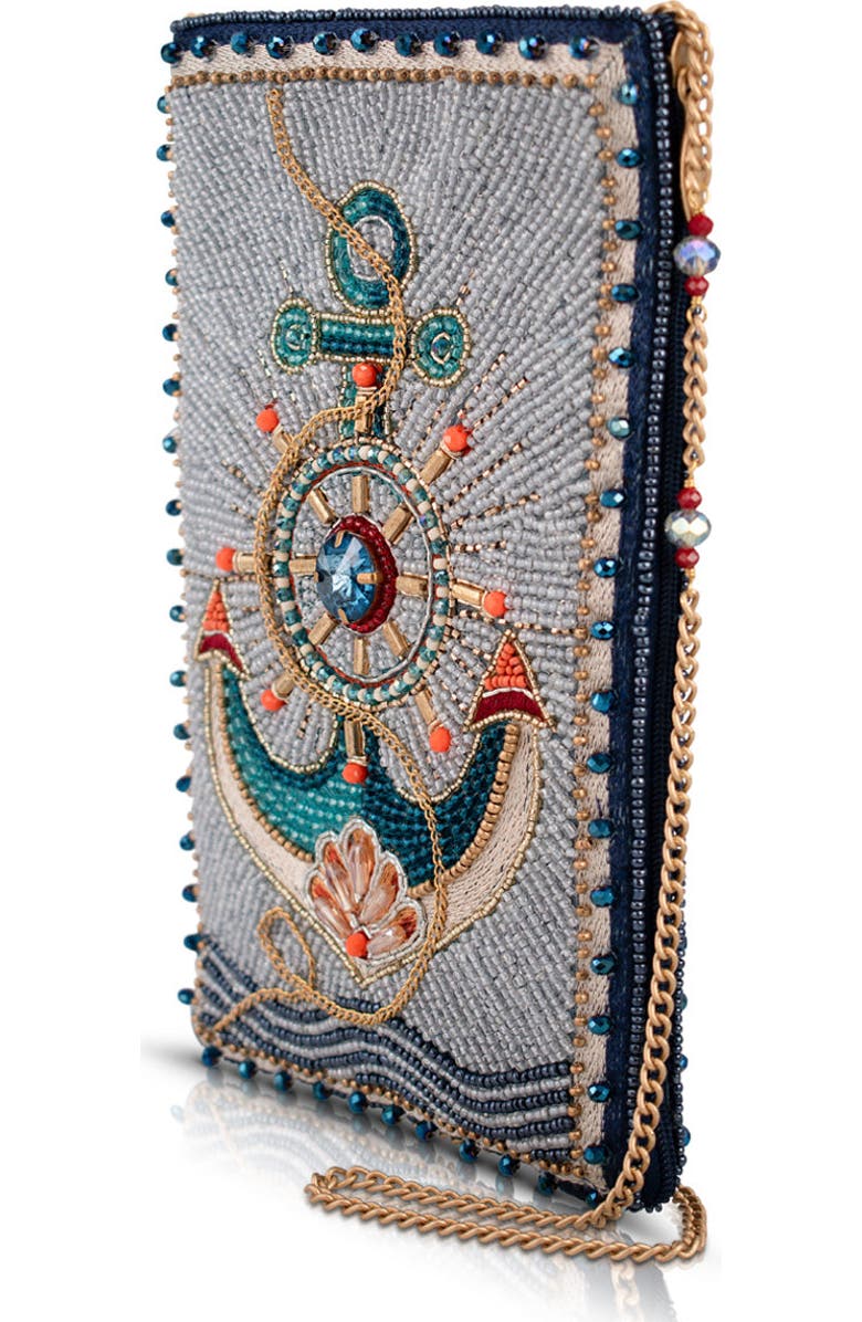 Mary Frances Accessories Keep It Steady Crossbody Phone Bag, Alternate, color, Blue