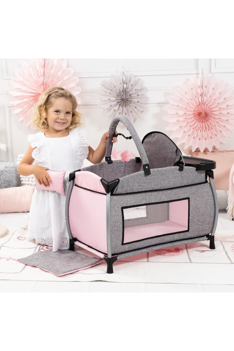 Doll Multi-Bed Care Center Fits 18" Dolls, Ages 3+, Alternate, color, Multicolored