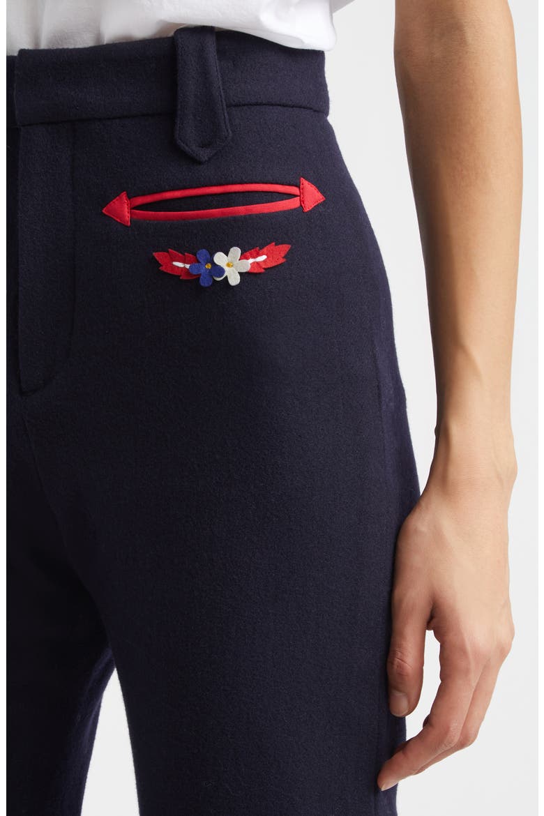 Carroll Wool Trousers, Alternate, color, NAVY RED