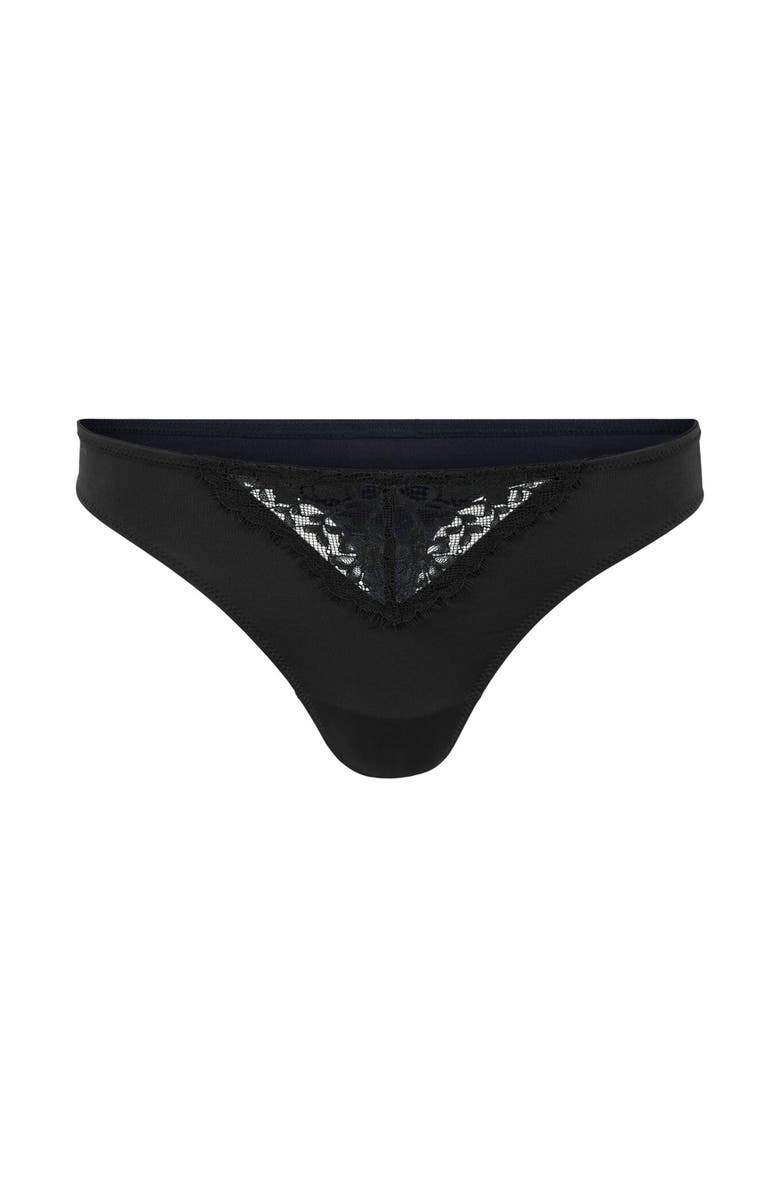 Adore Me Leigha Thong Panties, Main, color, Black