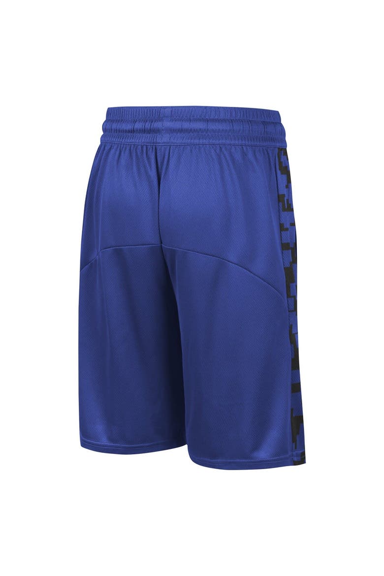 Youth Nike Blue New York Knicks Courtside Starting Five Team Shorts, Alternate, color, Blue
