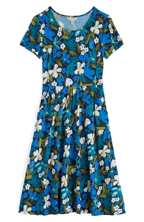 Harlem Style Shorts-Teal Floral