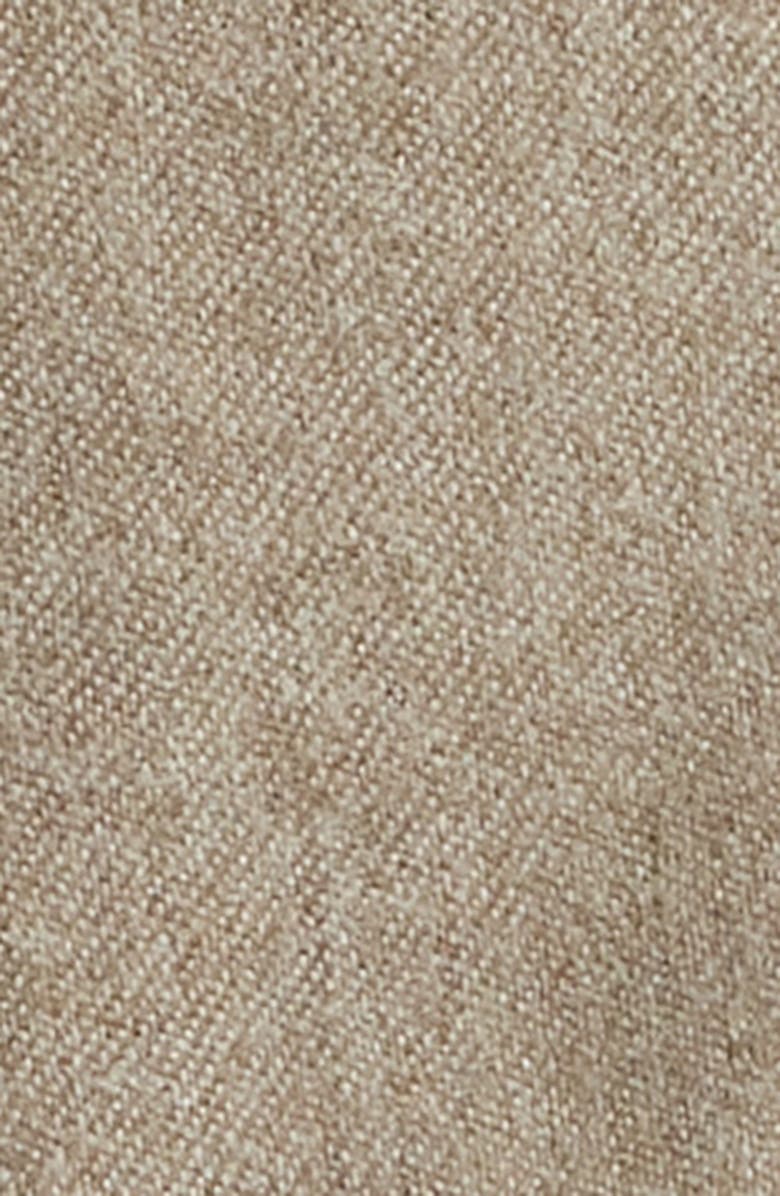 BOSS x Beckham Pleated Tan Wool Trousers, Alternate, color, Medium Beige