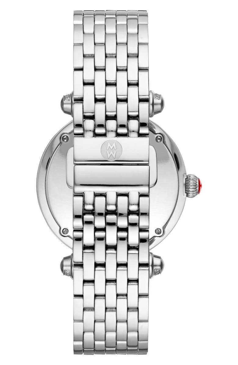 MICHELE Caber Diamond Bracelet Watch, 35mm, Alternate, color, 