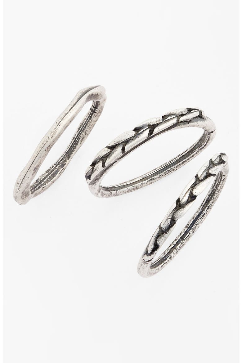 Midi Rings, Main, color, SILVER