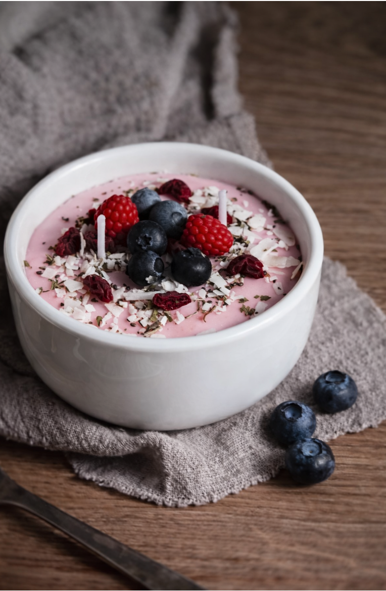 Southlake gifts Acai Bowl Candle, Alternate, color, Pink