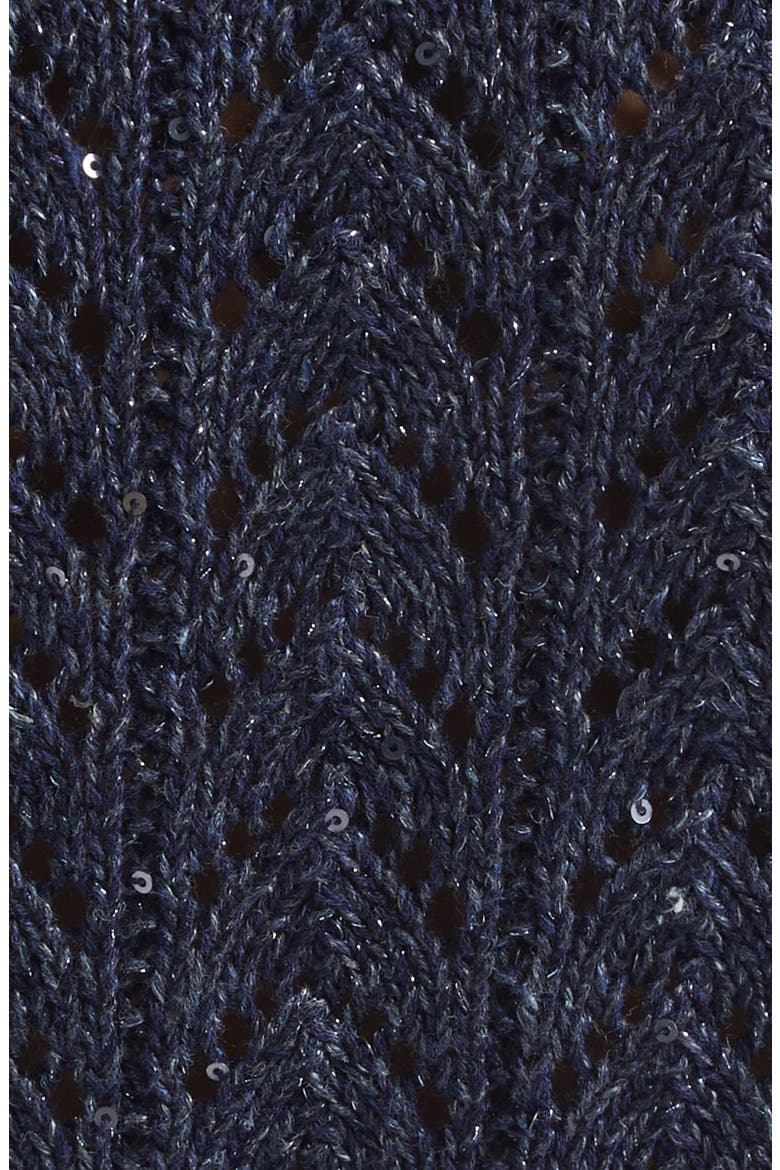 Sequin Crewneck Sweater Vest, Alternate, color, 11N NEW BLUE