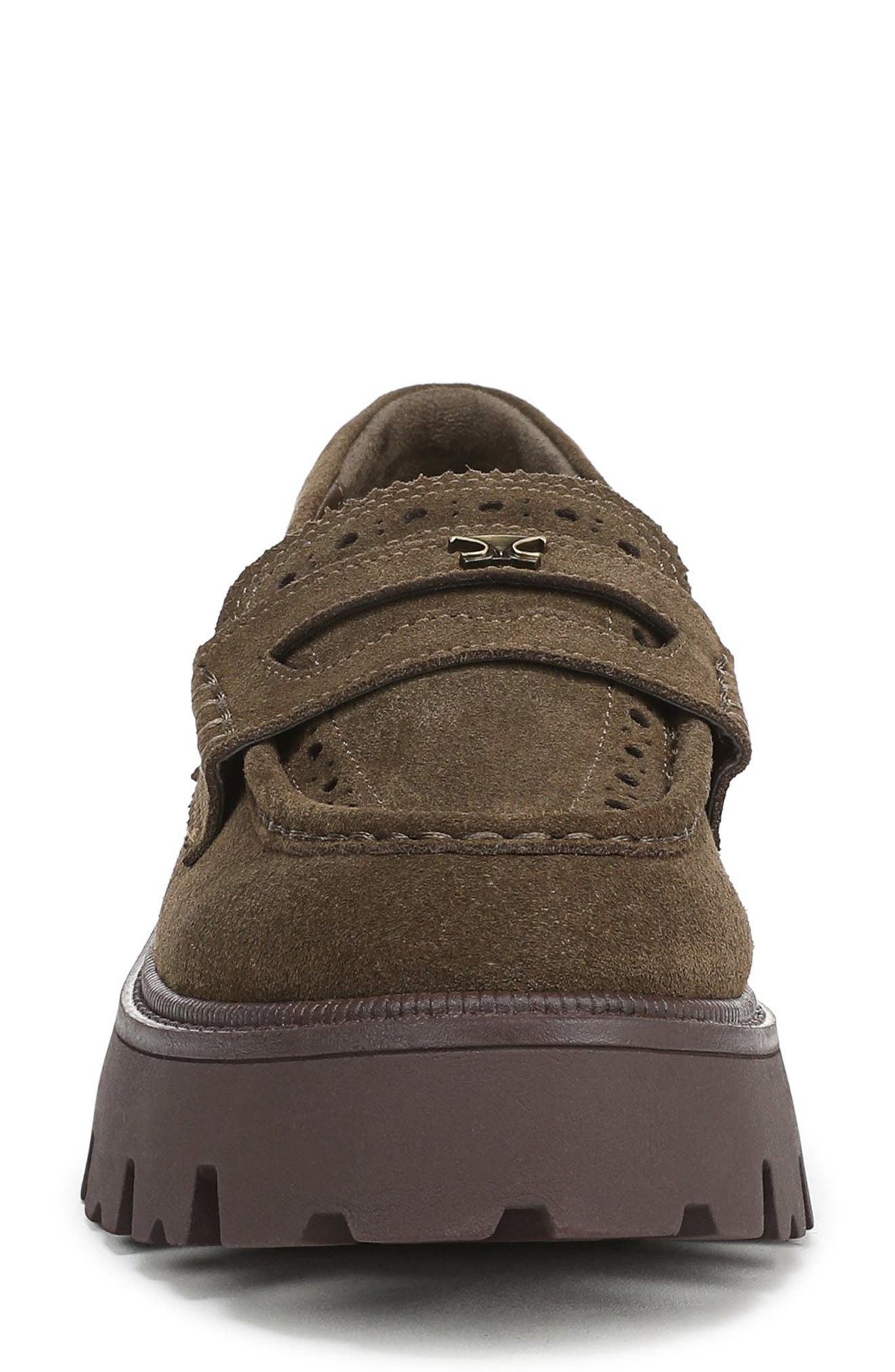 Circus NY by Sam Edelman Paisley Platform Penny Loafer, Alternate, color, Olivewood