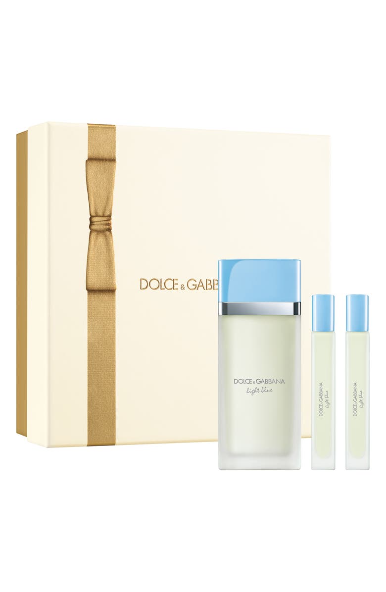 Dolce&Gabbana Light Blue Eau de Toilette Trio Gift Set (Limited Edition) $222 Value, Main, color,