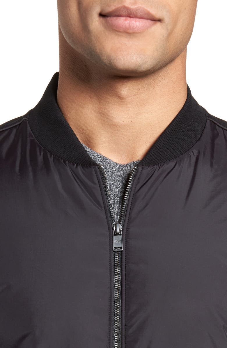 BOSS Shepherd Regular Fit Bomber Jacket, Alternate, color,