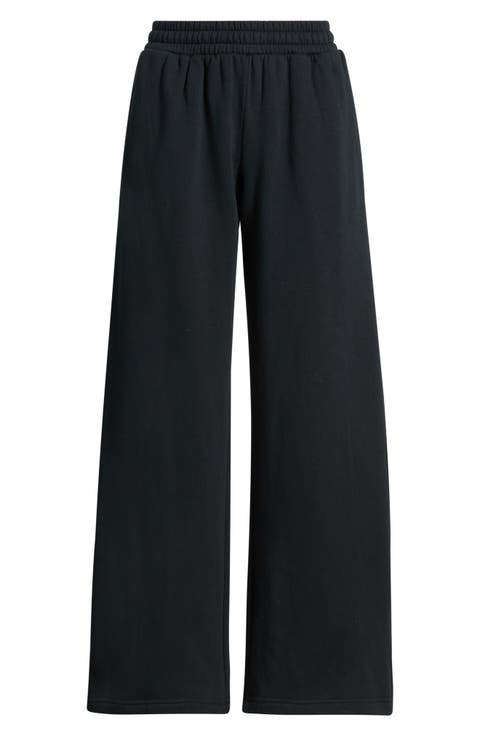 Low Rise Wide Leg Sweatpants