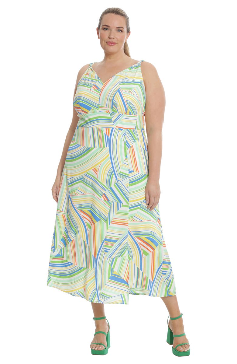 Maggy London Twist Strap Maxi Dress, Alternate, color, 