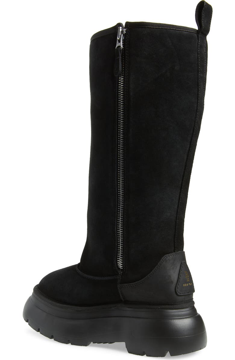R13 Tall Chunky Genuine Shearling Lined Boot, Alternate, color,