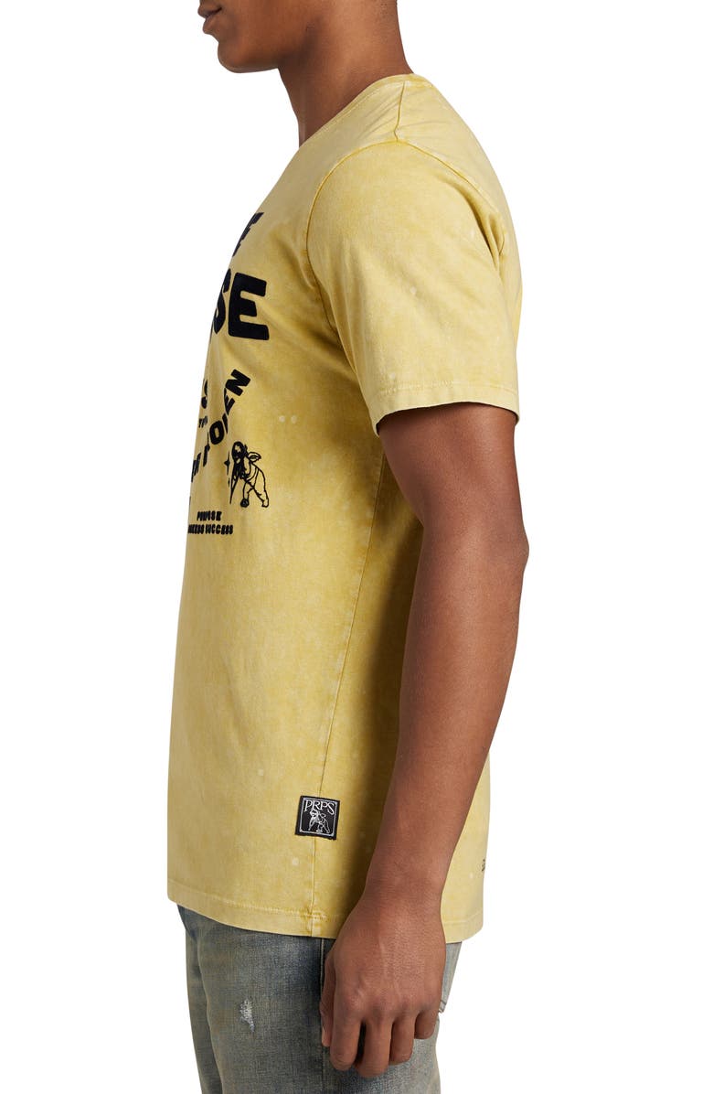 PRPS Bond Graphic T-Shirt, Alternate, color, Mustard