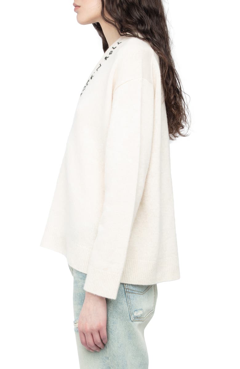 Zadig & Voltaire Mikyz Cashmere Sweater, Alternate, color,