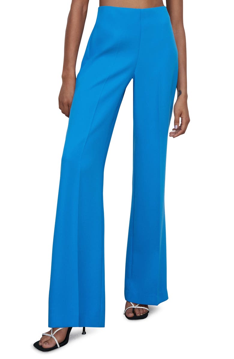 MANGO High Waist Wide Leg Suit Pants, Main, color, 