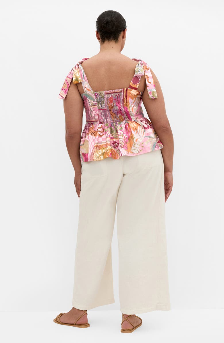 City Chic Isabel Peplum Top, Alternate, color, 