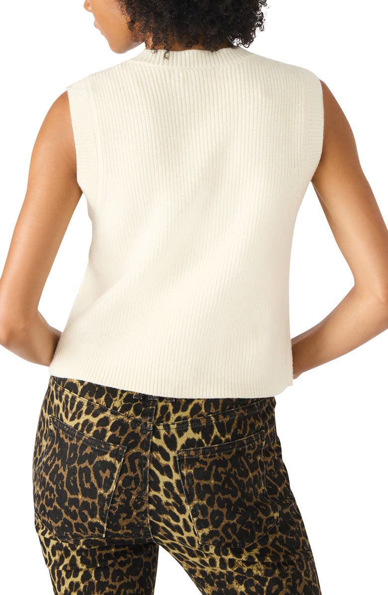 Steve Madden Aliya Sweater Vest, Alternate, color, Cream