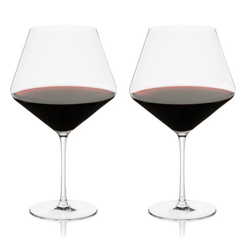 Reserve Liminal Burgundy Wine Glasses Set of 2