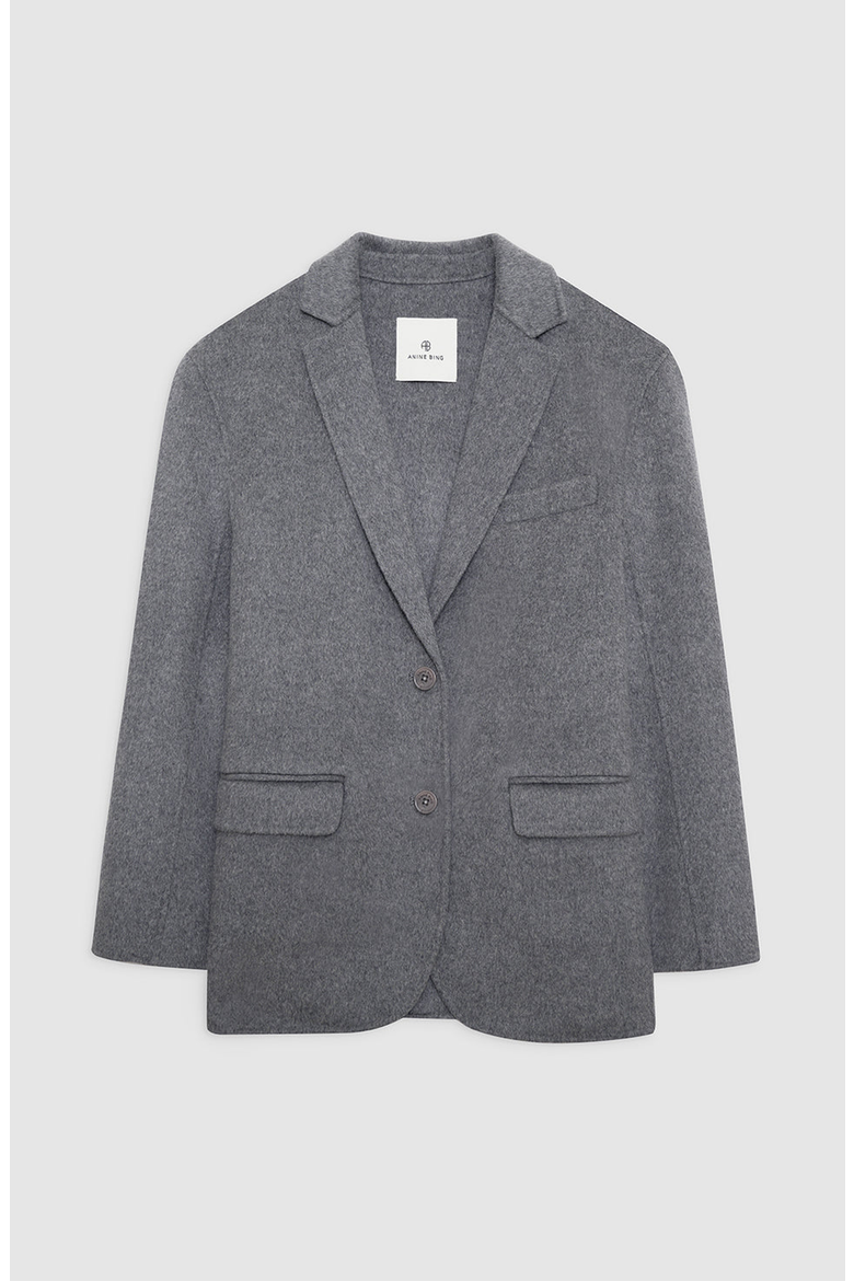 Quinn Blazer, Alternate, color, Heather Grey