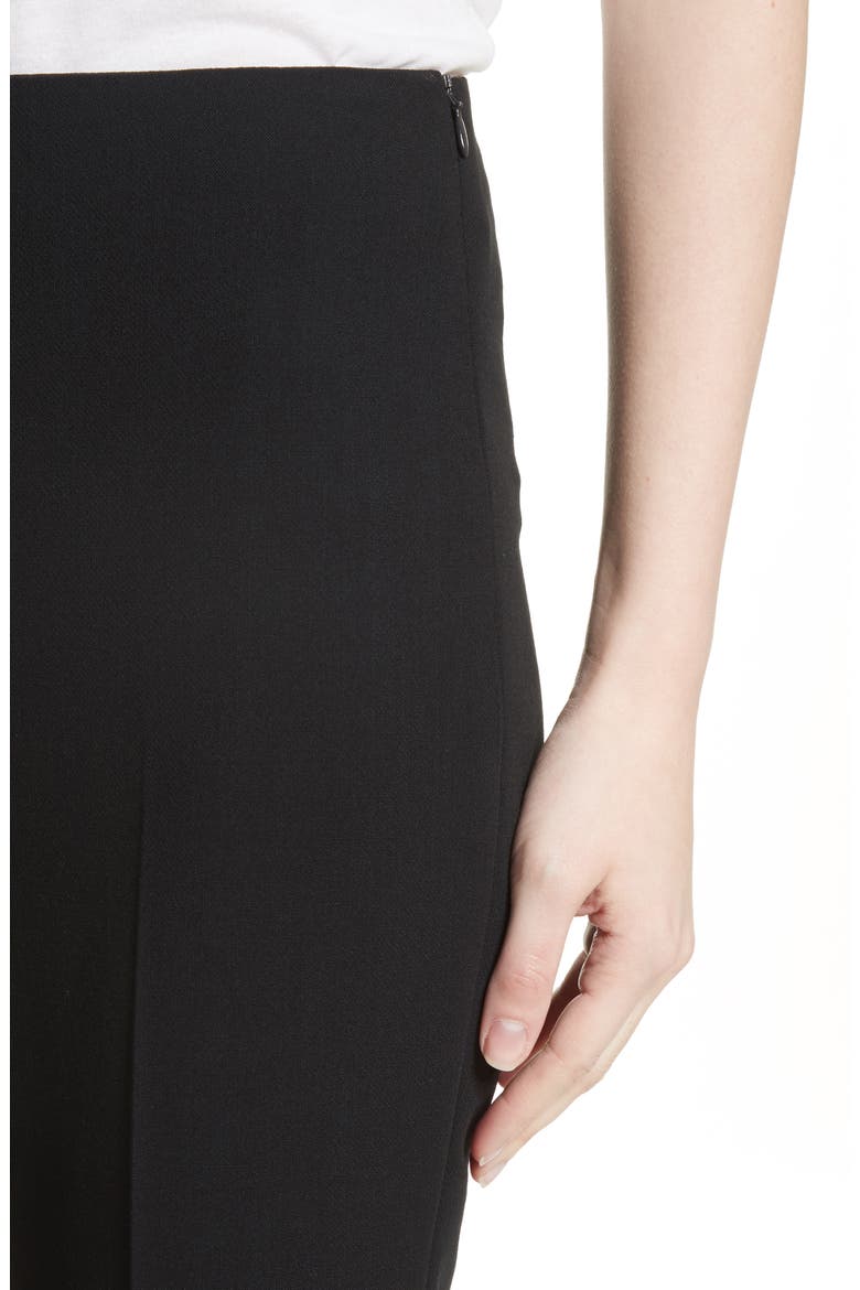 Melissa Wool Blend Pants, Alternate, color, BLACK