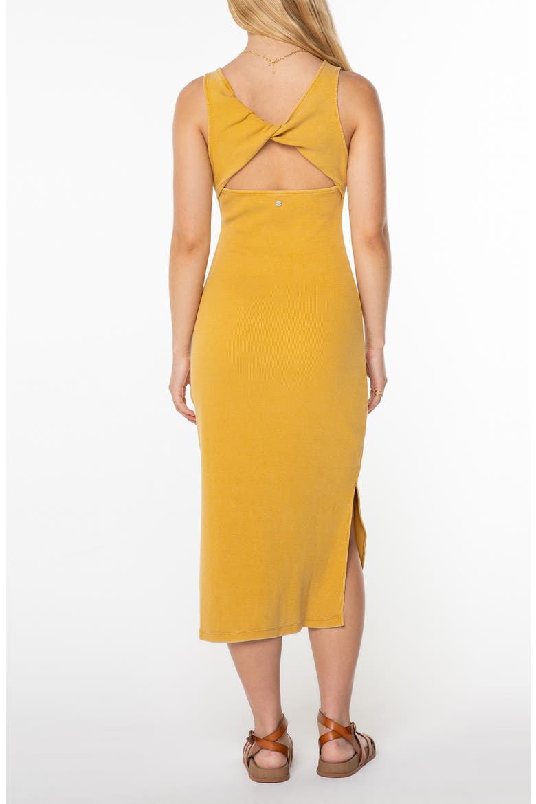 City Lights Tank Midi Dress, Alternate, color, AMBER GOLD