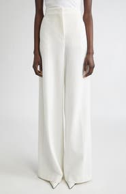 Max Mara Ponte Knit Wide Leg Pants