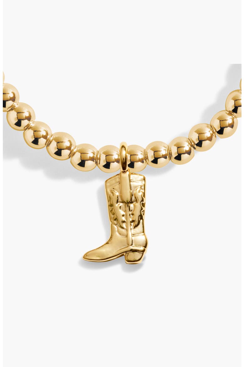A Little 'Howdy Cowgirl' Bracelet In Gold-Tone Plating, Alternate, color, Metallic Gold