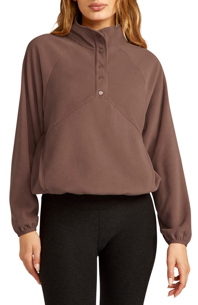 Beyond Yoga Tranquility Fleece Pullover, Main, color,
