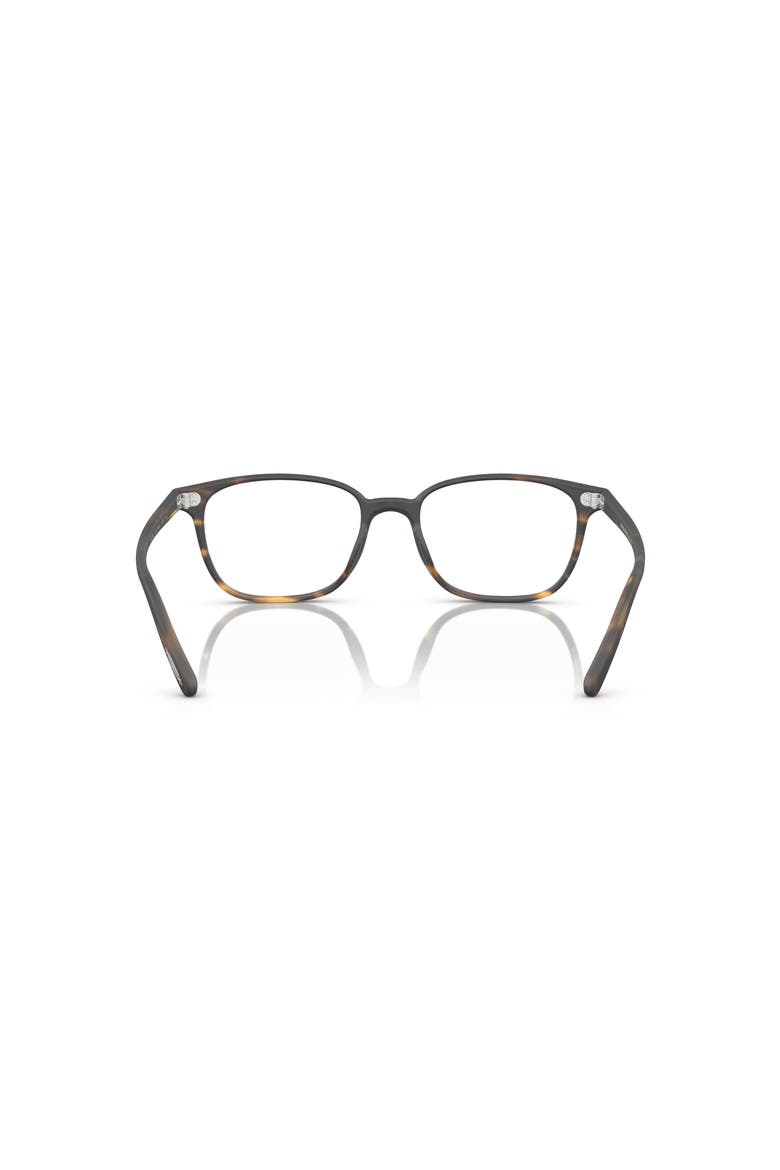 53mm Square optical glasses, Alternate, color, Brown