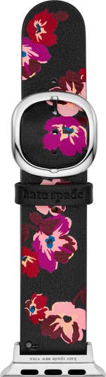 Kate Spade New York floral leather reversible 20mm Apple