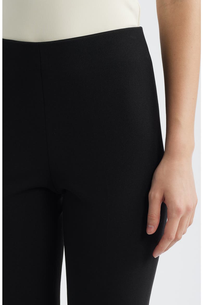 Hollywood Waist Pull-On Kick Flare Pants, Alternate, color, ANNE BLACK