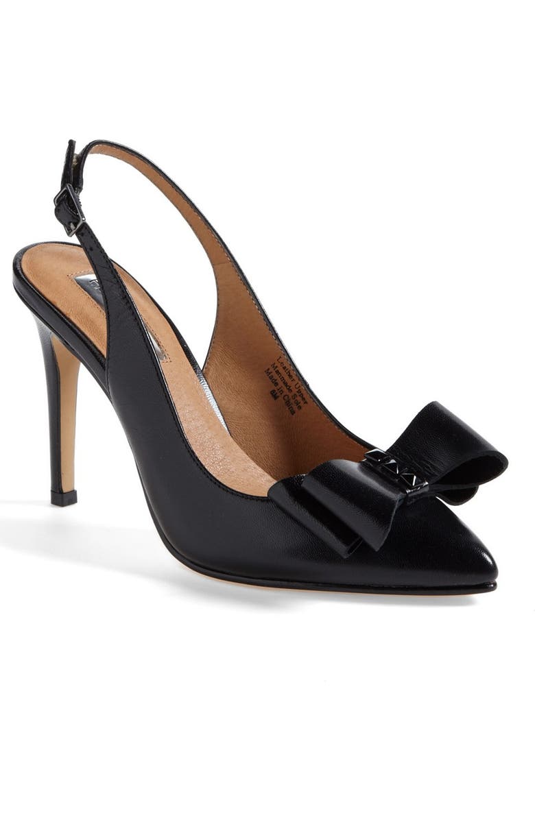 Halogen<sup>®</sup> 'Lila' Studded Bow Pointy Toe Pump, Main, color,